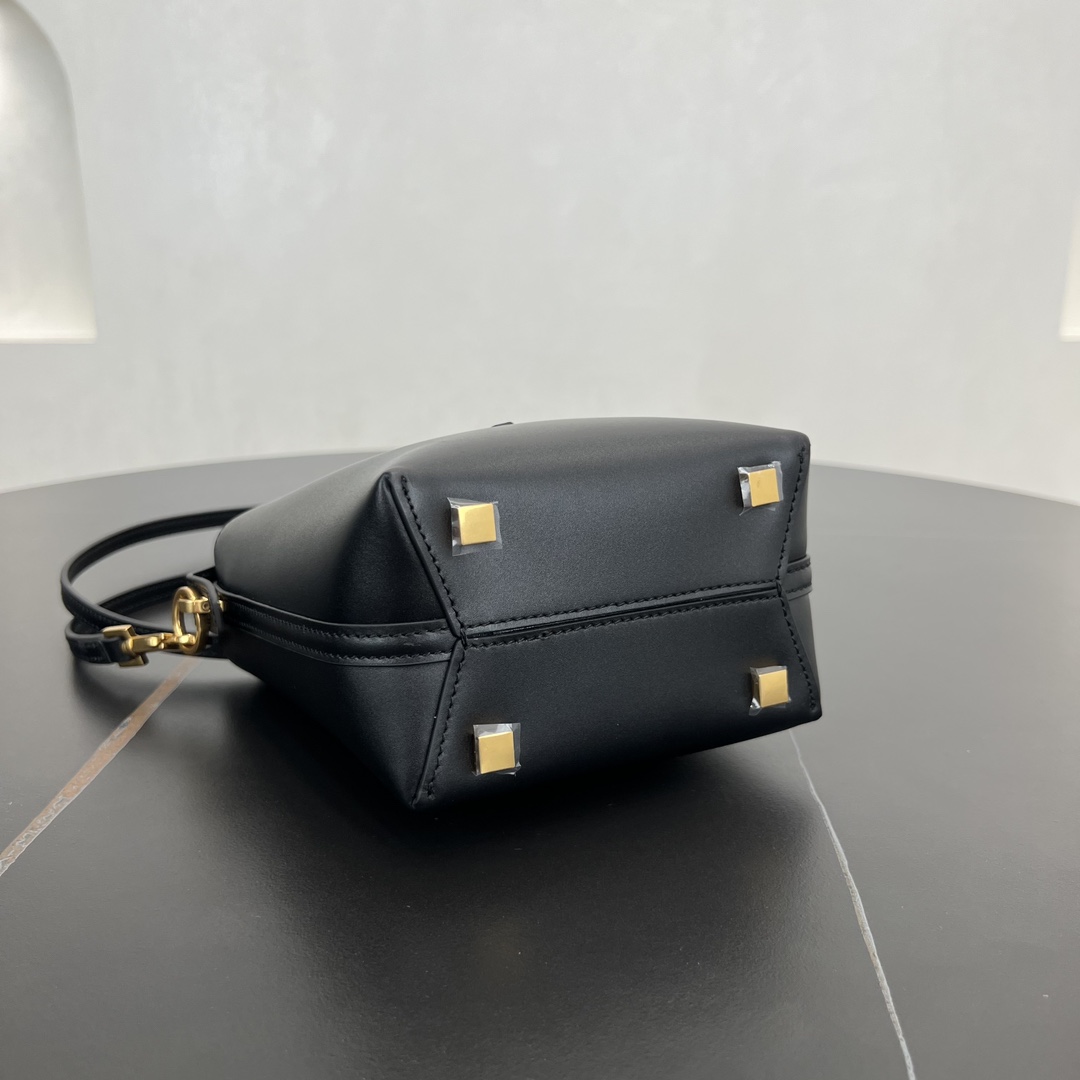 Saint Laurent LE 37 Mini Smooth Calfskin Shoulder Bag Handbag Black 765870